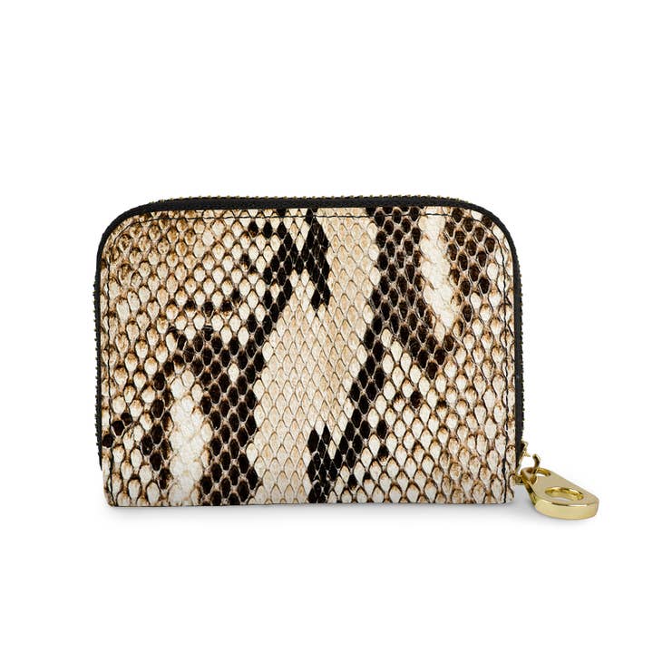 Snakeskin Zipper Wallet for wholesale by Monarque