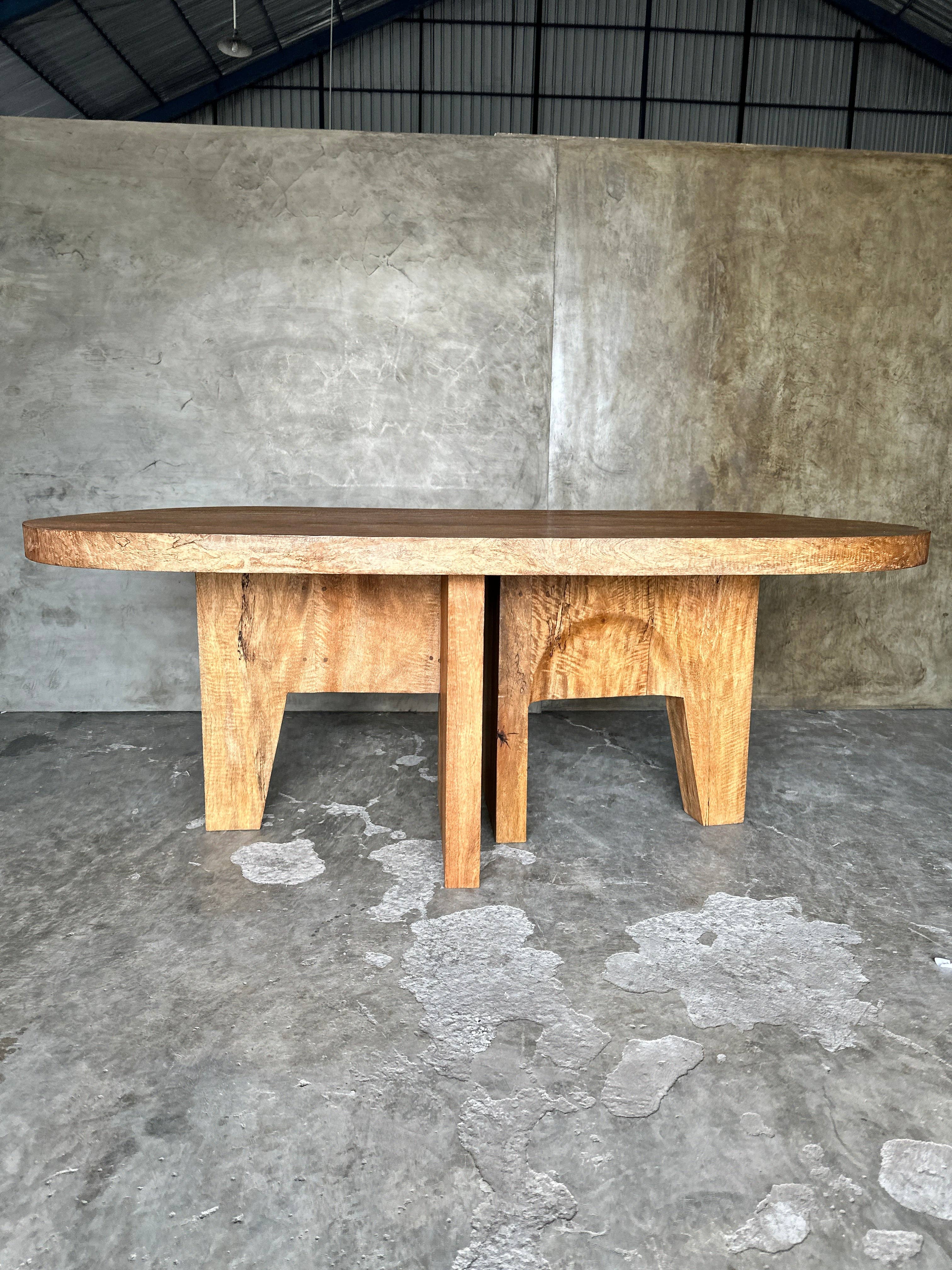 Office Objets - Wholesale Coffee Table - Massive mango wood table 2m10x1m90