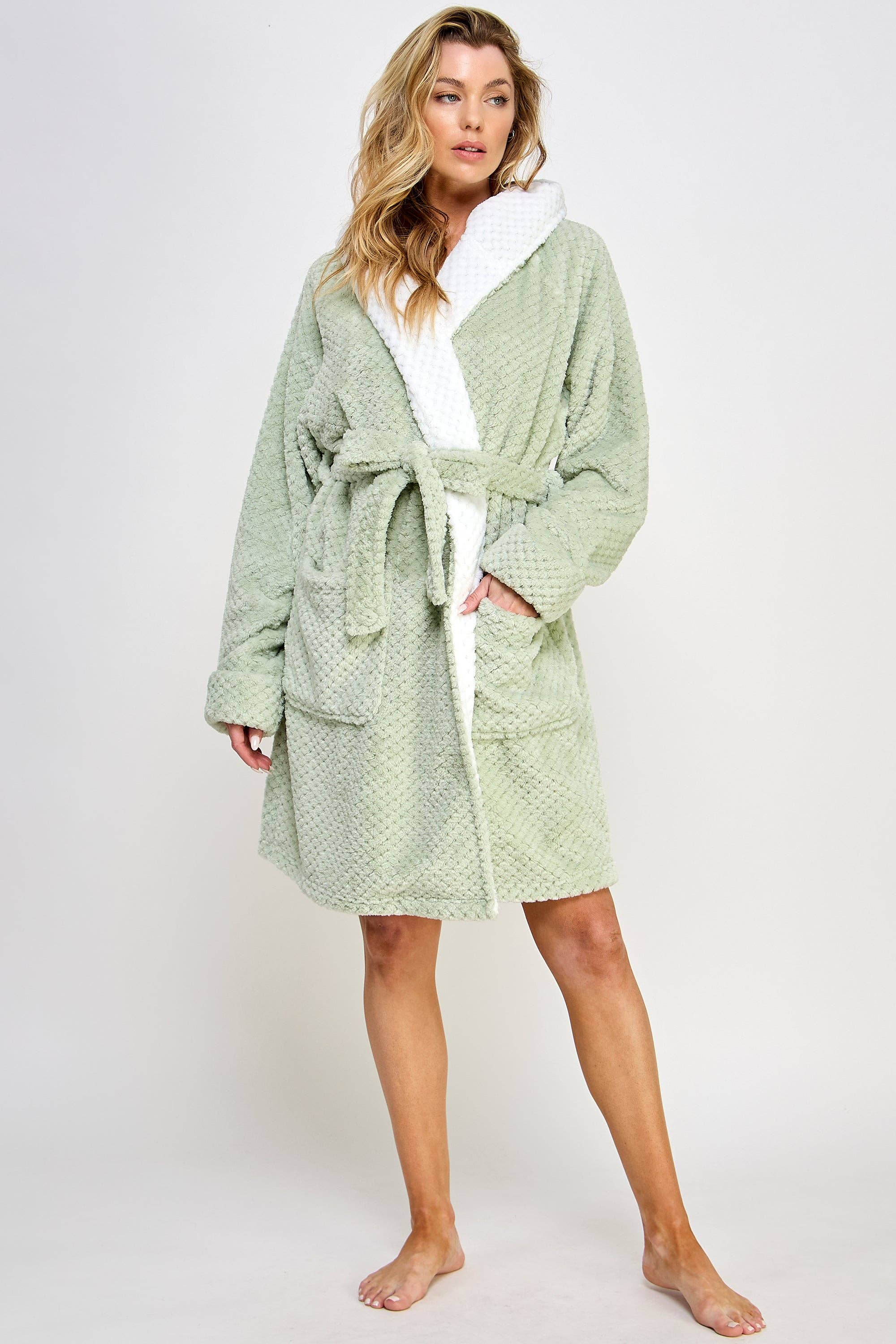 Mint Green 2483 Bailey Robe for wholesale on Faire9