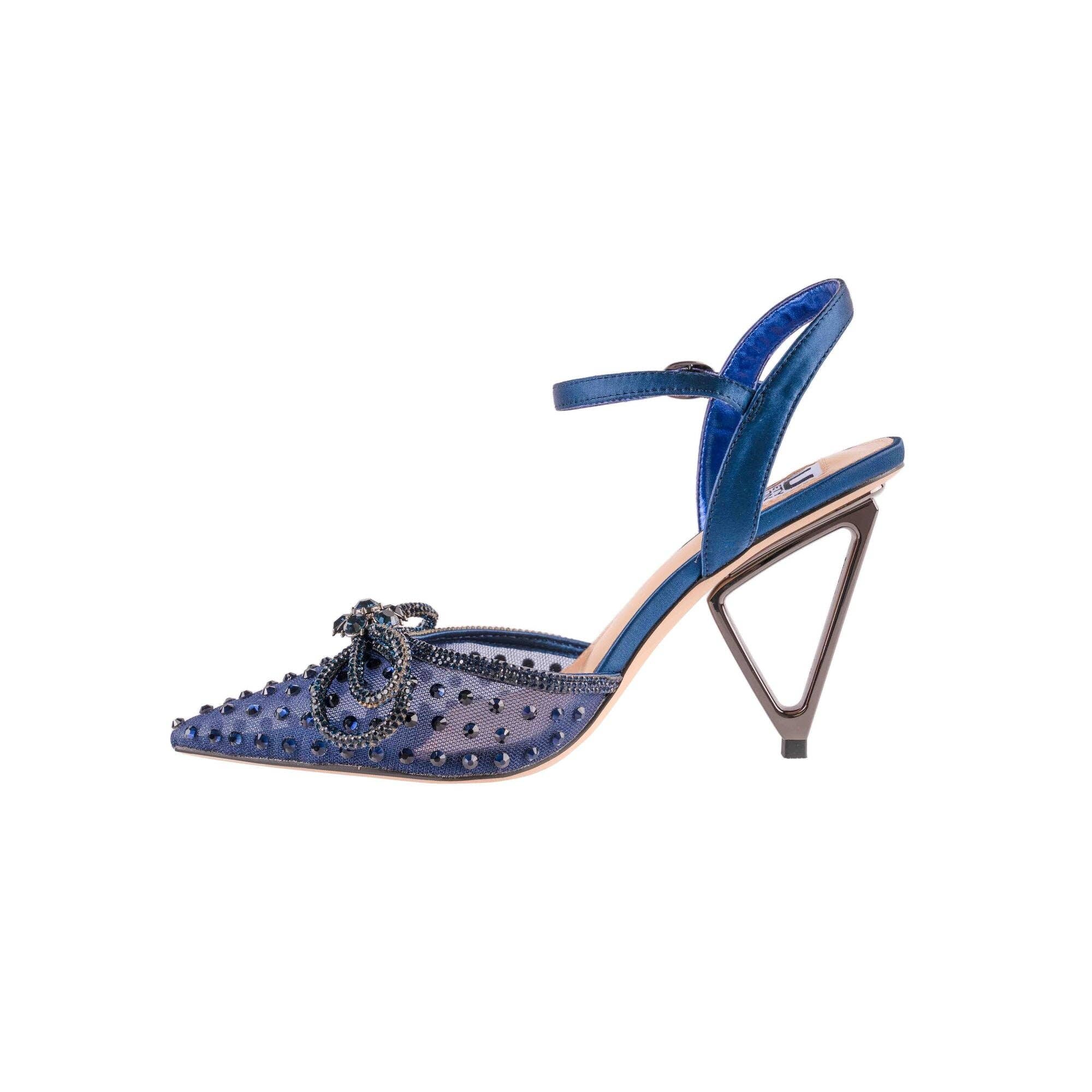 LADY COUTURE – Salto alto - Mulher por atacado – Bomba de malha elegante com biqueira fina Ninety Union GLORIA27