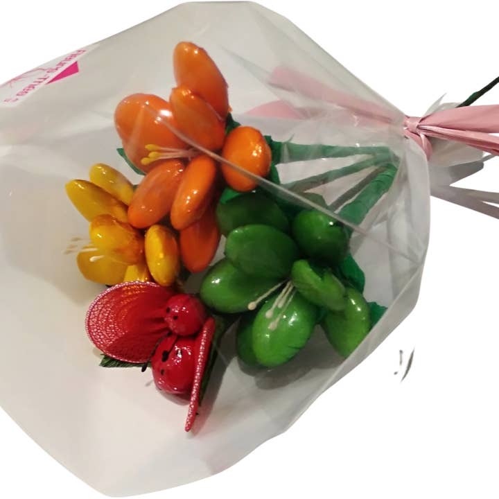 Fleurs-Thés en chocolat – Engroshandel Chokoladeovertrukket slik – Lille mariehøne i chokoladedrageer2