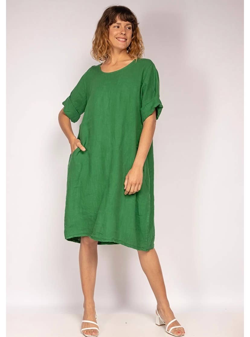 LINEN & COTTON HOUSE – Großhandel Kleid – Damen – Leinenkleid 167 Frühling Sommer Kollektion44