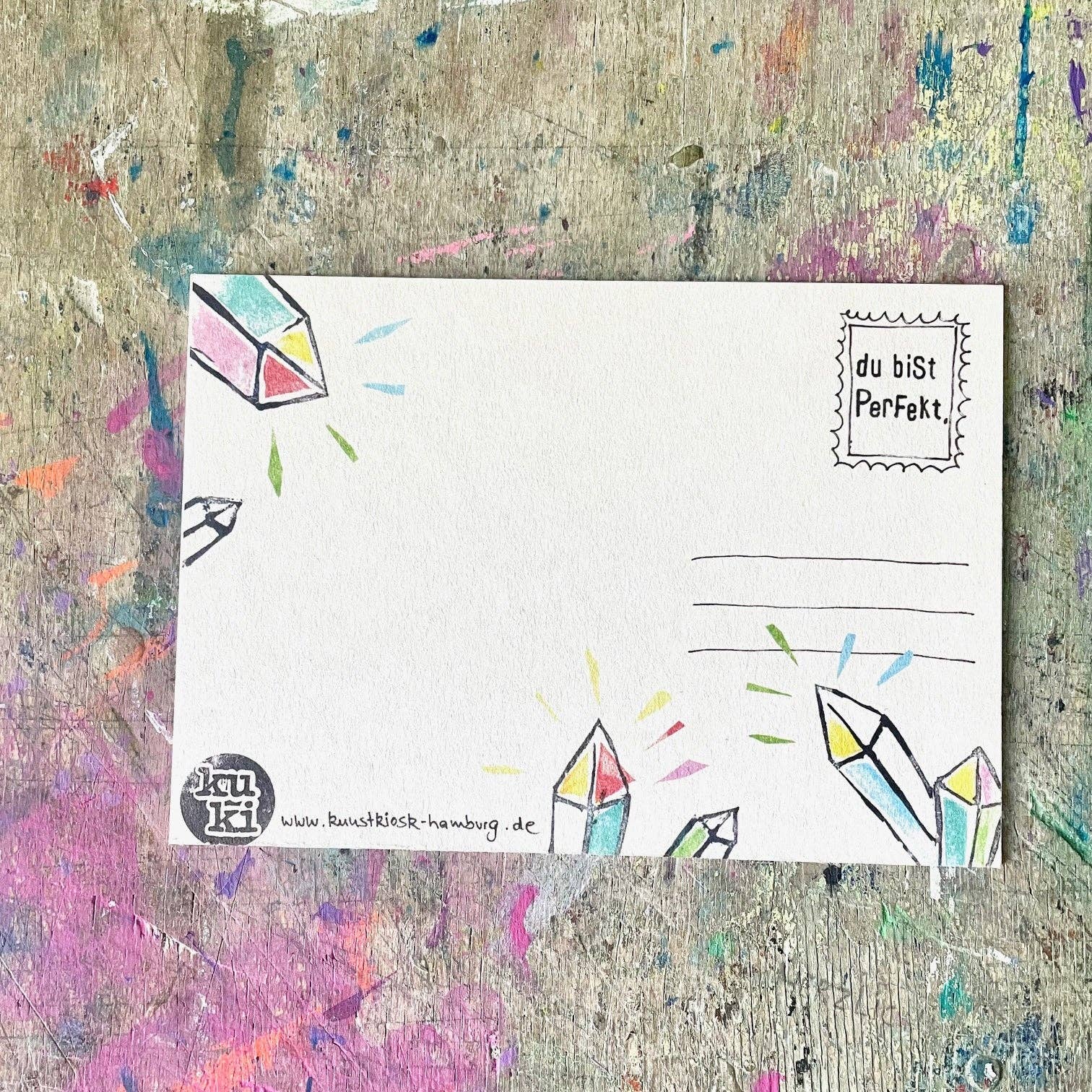 kuki - Wholesale Postcard - "You are Perfect…" Kuki Postcard Set of 106