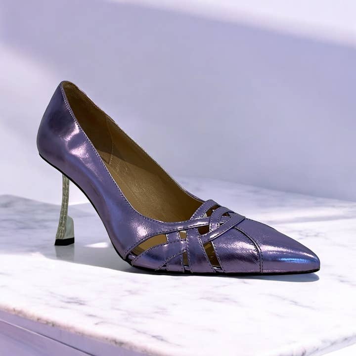 DECOLLETè CRYSTAL BAGUETTE LILAC 557LLB 668 for wholesale by BOTTEGA SMERALDA