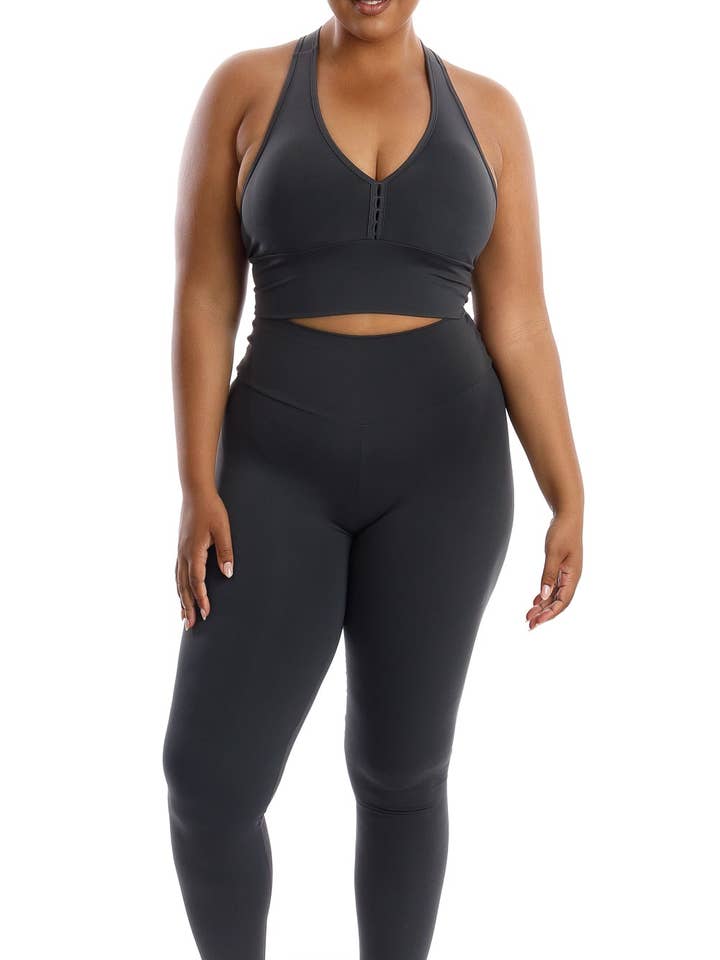 Legging Scrunch Bum Liquorice Body Luxe pour la vente par Carra Lee Active