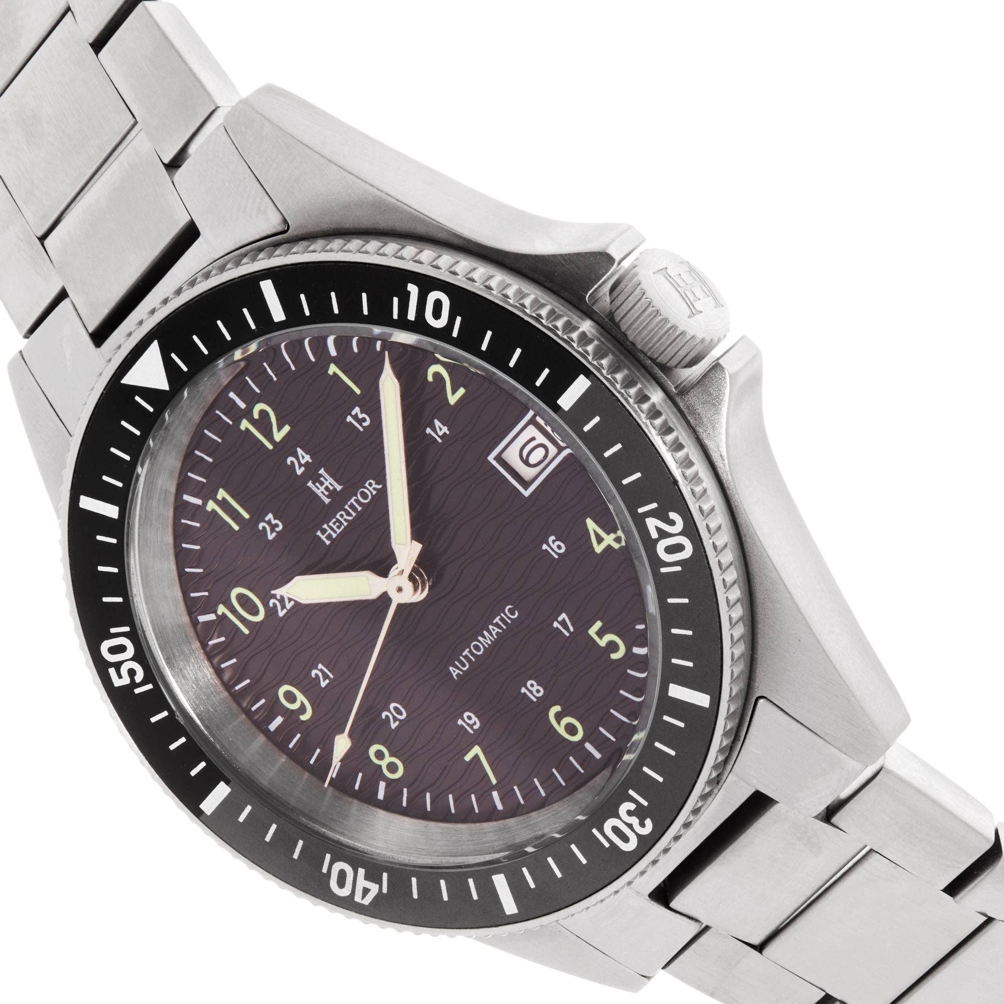 Heritor Automatic – Relógio de pulso - Homem por atacado – Relógio Heritor Automatic Calder com Pulseira e Data1