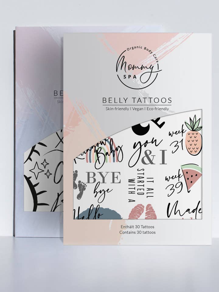 Tatuajes para la barriga - set de paquete para venta al por mayor de Mommy SPA
