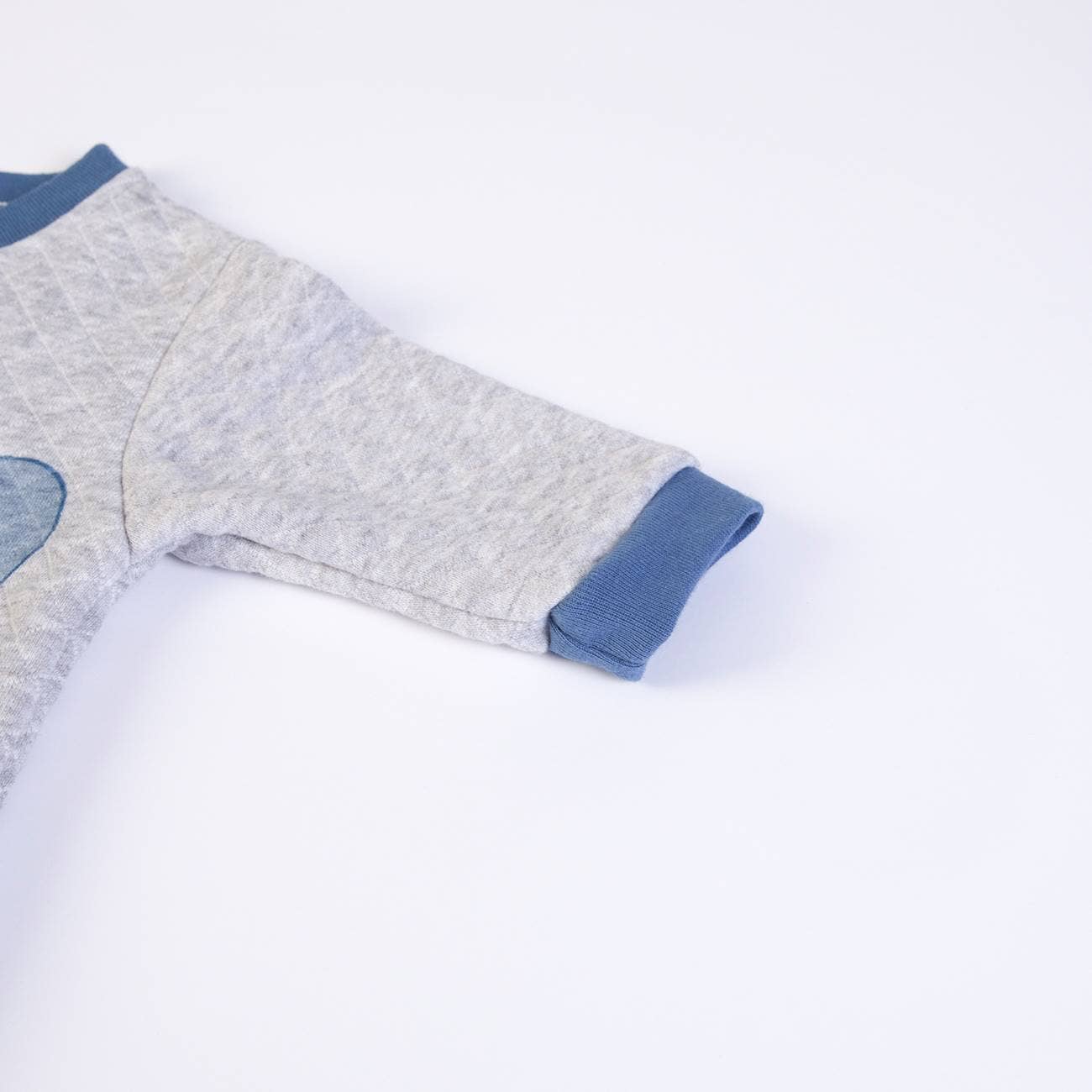 Grey 16563 - Quilted babygrow - AW 25-26 for wholesale on Faire4