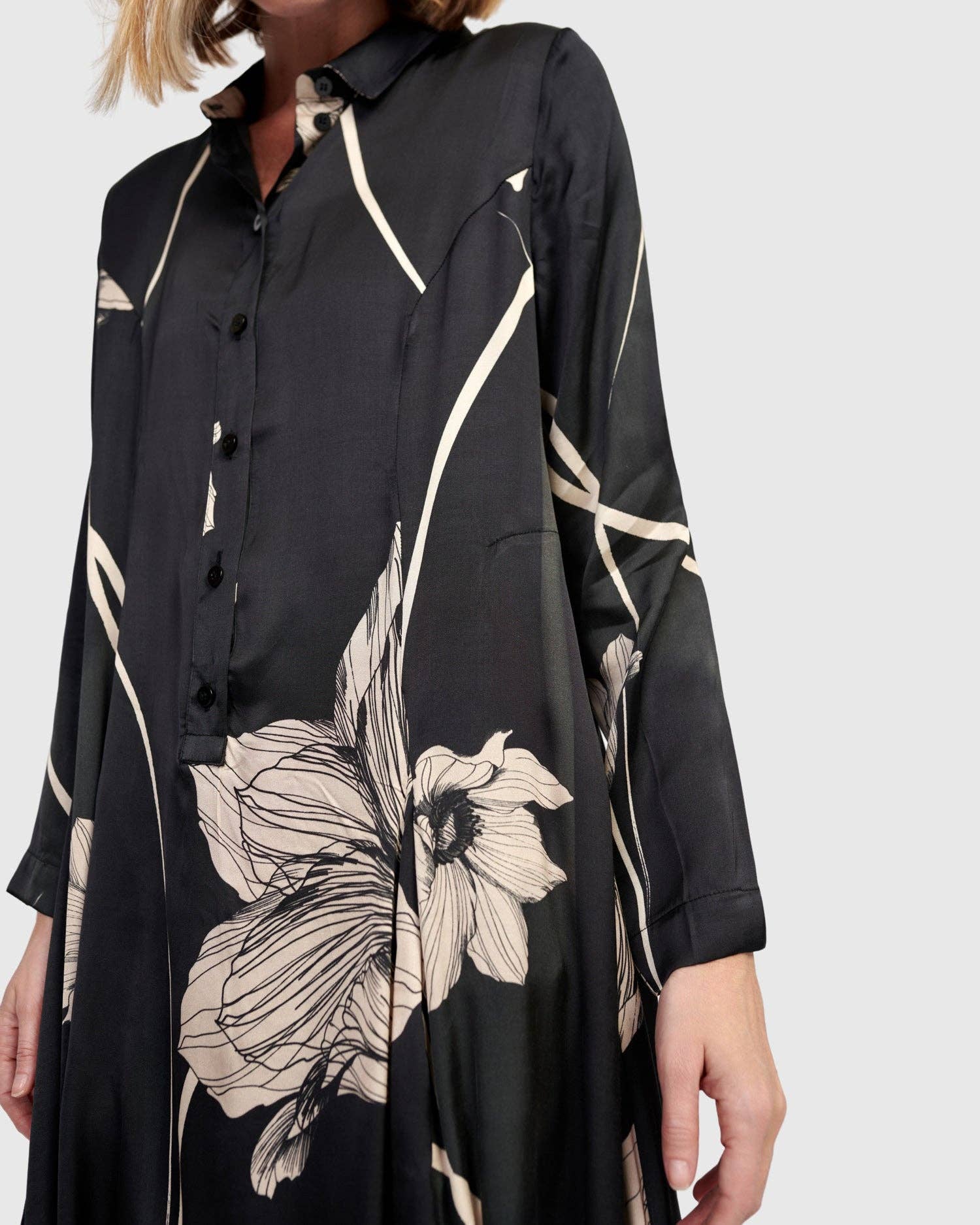 Brie Shirtdress, Floral for wholesale on Faire1