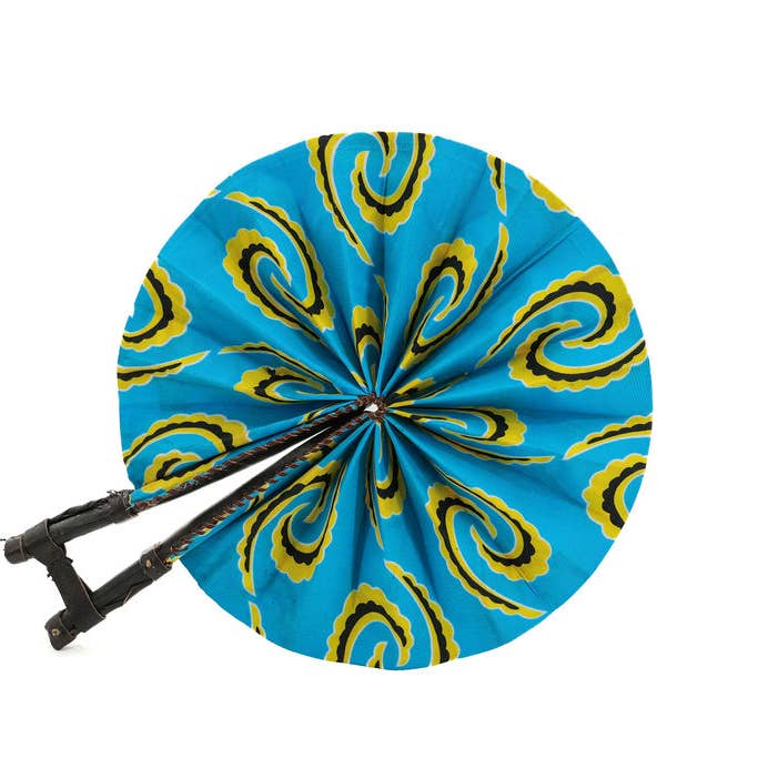 Gitzell FairTrade - Wholesale Handheld Folding Fan - Fan, handheld folding