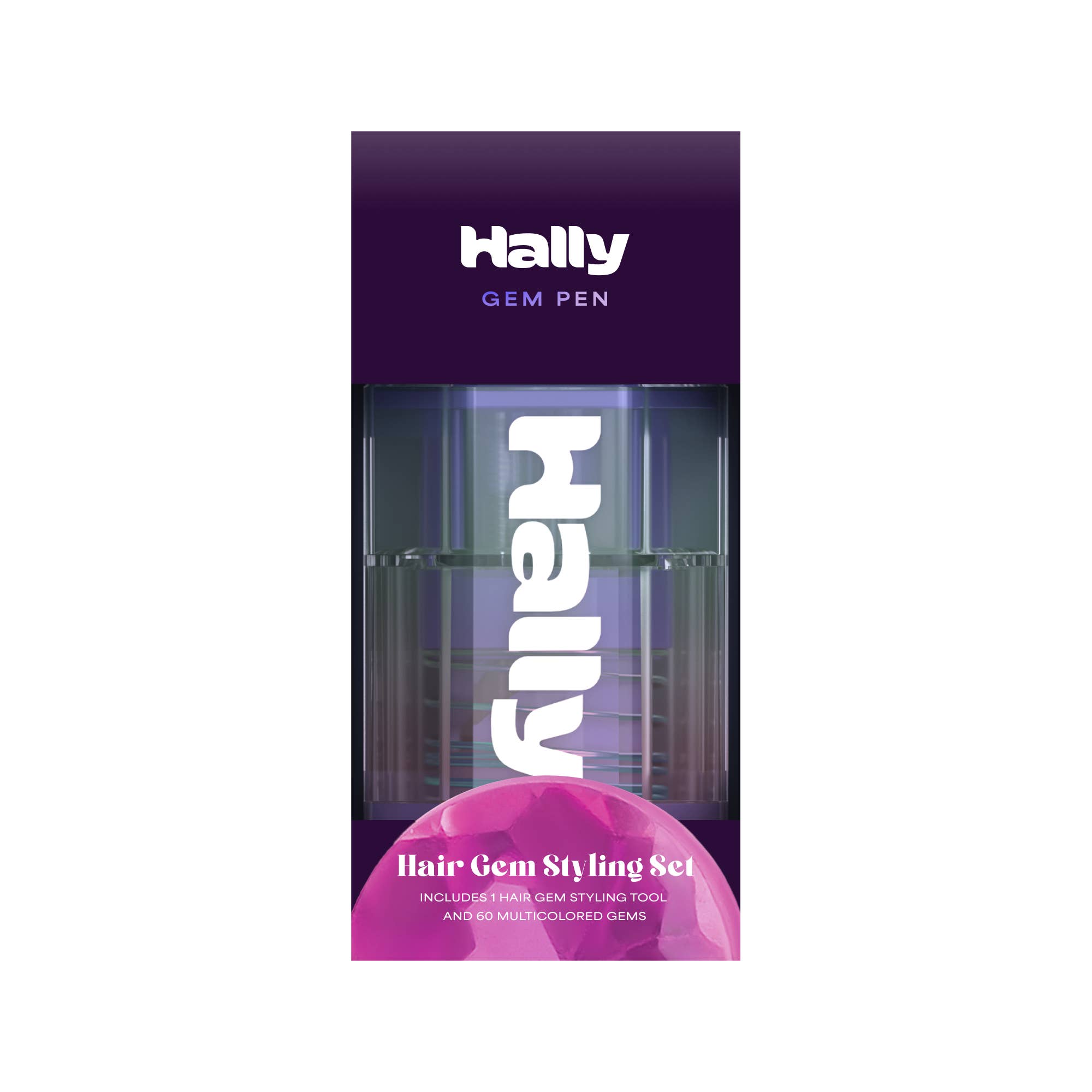 Hally Hair - Wholesale Hair Accessories Set - Kids - Hally Gem Pen Set (Device & 60 Gems)