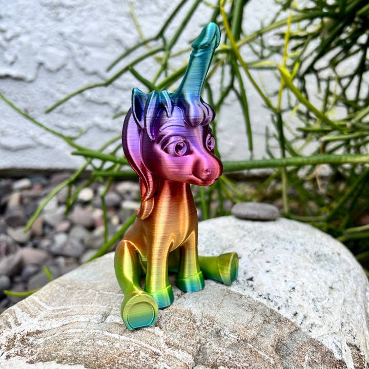NumanPrints - Vendita all'ingrosso Regalo divertente/originale - Unicorno Adulto Dick Horn Pene Cock Dino-Dick Dickasaurus