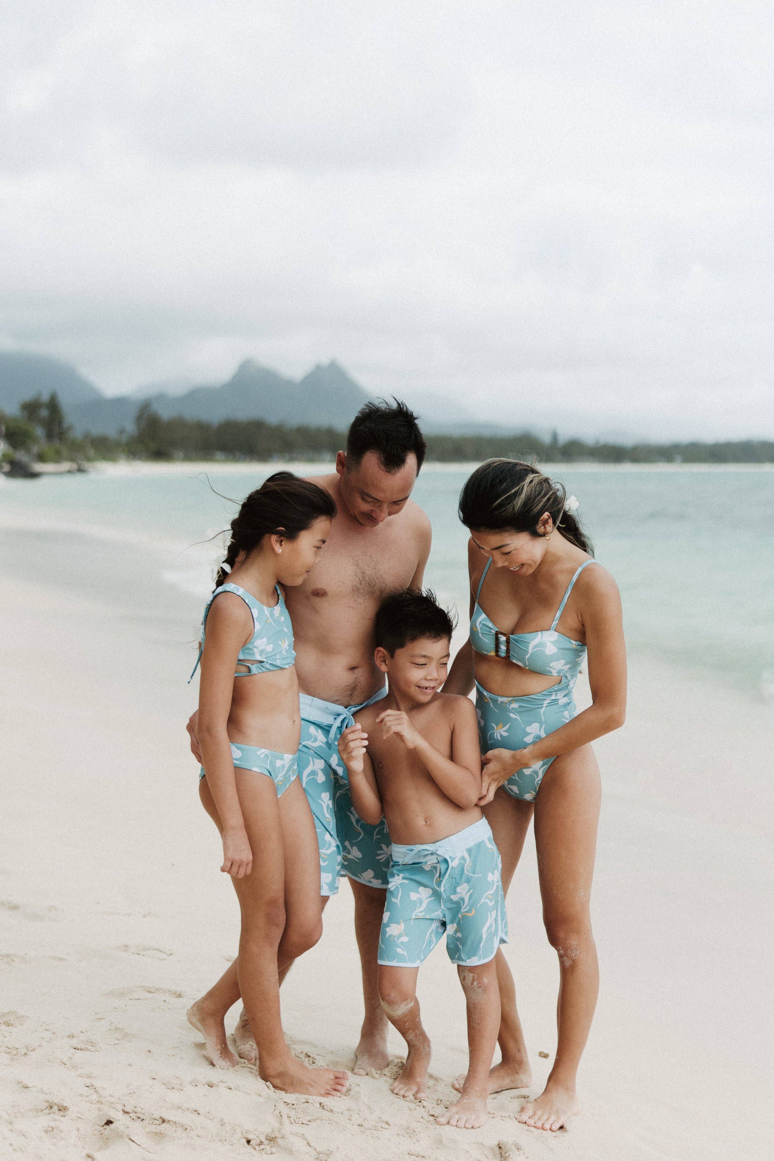 REIGN + Skye - Wholesale Boardshort - Kinderen - Gingerly boardshorts met sierlijke zoom1