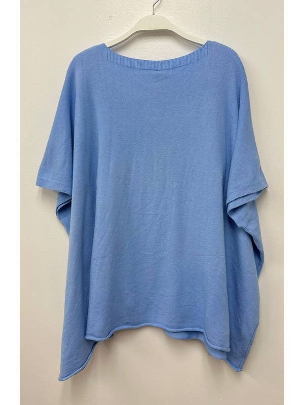 VENTI6 - Wholesale Knit Sweater - Women's - WATERCLOLOR FLOWER PATCH SWEATER (8288-FLOWER)