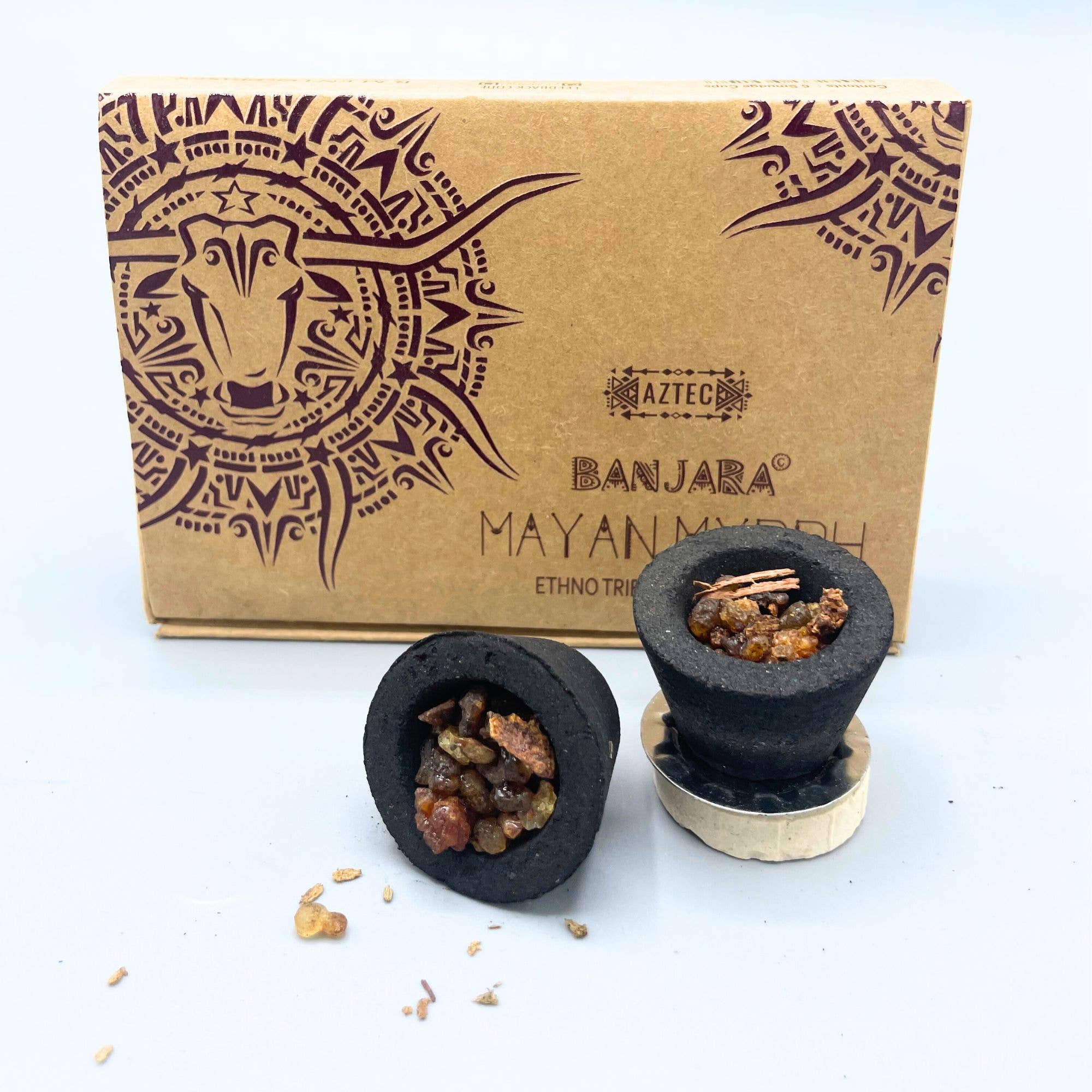 Ancient Wisdom – wholesale Incense holder – Banjara Resin Cups - Mayan Myyrh1