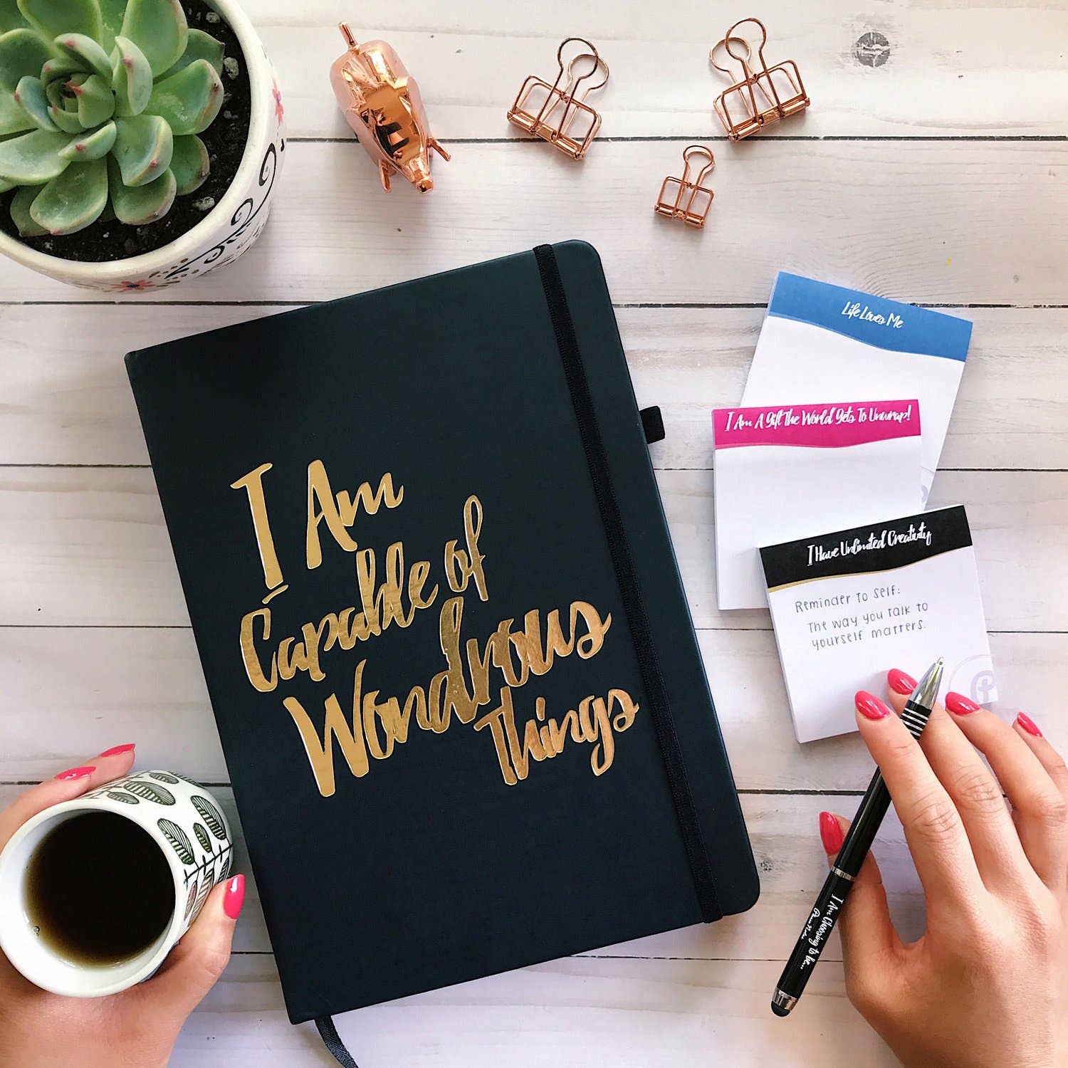 PleaseNotes Goods - Affirmation-Filled Goods - Wholesale Journal/Diary - The Guided Clarity Journal for Confidence1