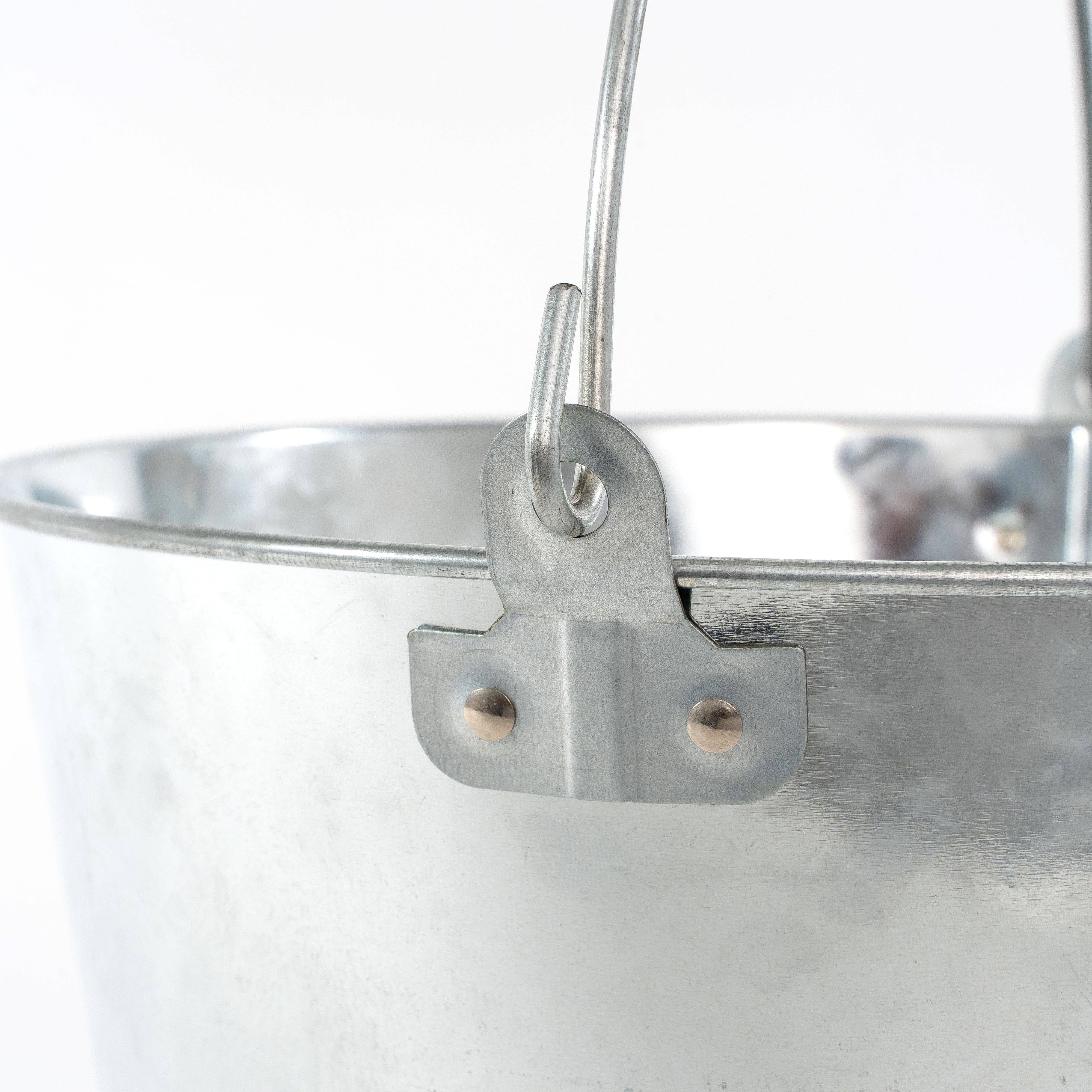 Portofino International Trading, USA - Wholesale Bucket/Pail - Metal Pail Bucket Silver - 1 Gallon6