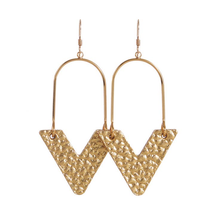 Hammered Gold Veras for wholesale by Nickel and Suede