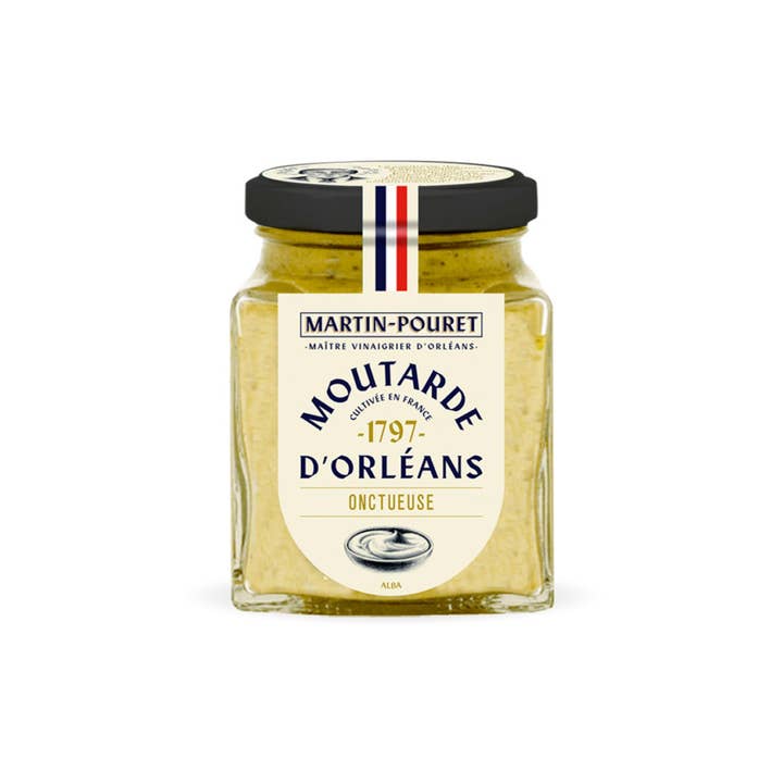 Traditional Orléans Mustard-Martin-Pouret 7.05 oz Jar for wholesale by Apricot & Honey Gourmet