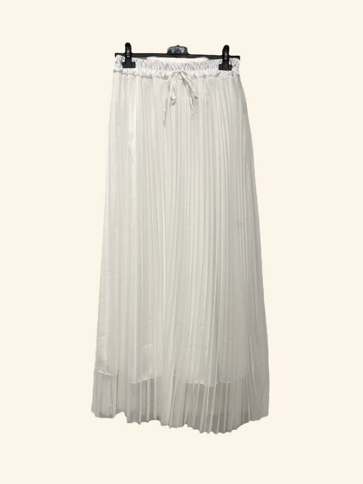 Nota bene - Wholesale Skirt - Women's - Long pleated tulle skirt Art 535217
