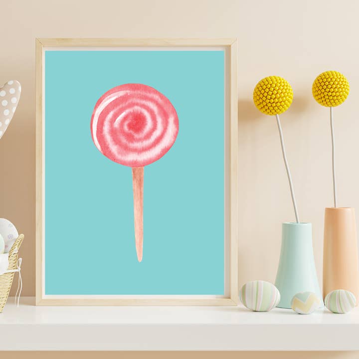 Fairy Bread Designs - Wholesale Art print - Lollipop 1 Print1