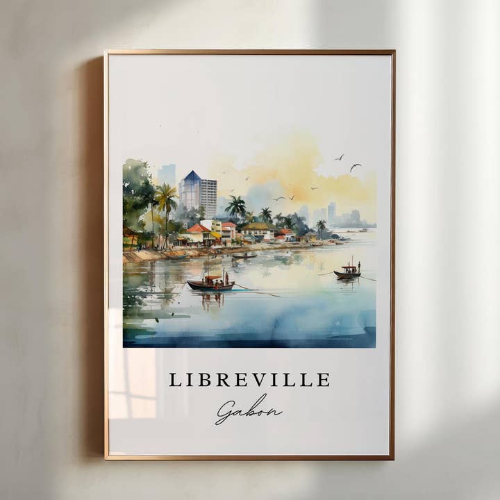 Libreville Gabon wall art - Gabon, Libreville poster, Libreville Wedding gift, Libreville Birthday present, Custom Text, Personalized Gift and other Purchase Wholesale libretas económicas. Free Returns & Net 60 Terms on Faire trending on Faire.