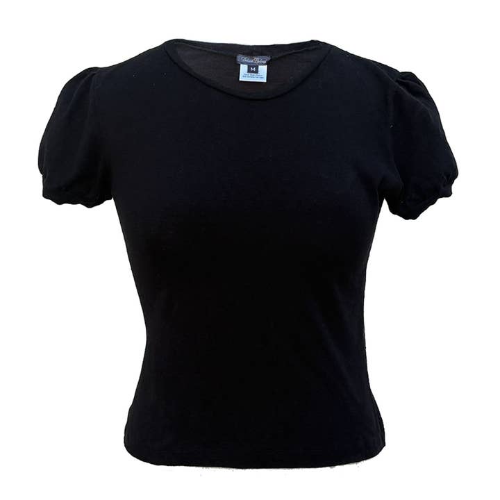 Hattie Hamp T-shirt-Sort for engroshandel hos Deborah Lindquist