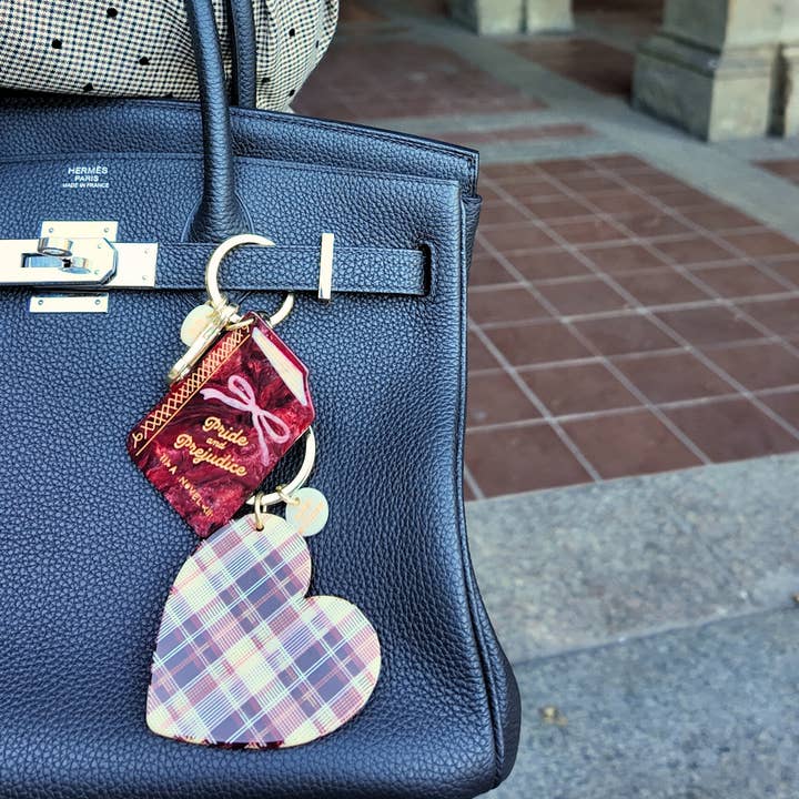 Solar Eclipse - Wholesale Keychain – Women's - Hand-painted Pride & Prejudice Book Bag Charm + Keychain2