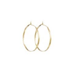 Litho - Orecchini a cerchio forgiato, 6,3 cm per la vendita all'ingrosso da parte di Limbo Jewelry