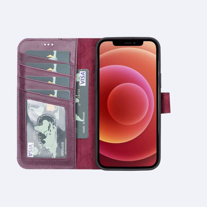 OXA LEATHER - Wholesale Phone Wallet - Unisex - iPhone 13 Pro Leather Wallet Case22