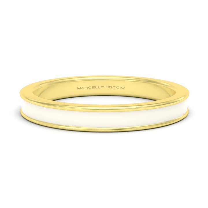 Single Band Enamel Ring for wholesale by MARCELLO RICCIO