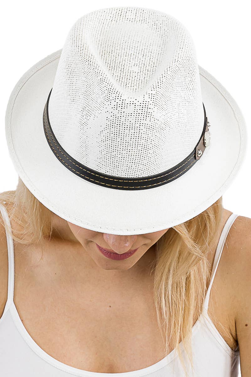Cap Zone - Wholesale Fedora - Women's - Elite Crafted Natural Straw Rodeo Sombrero Fedora19