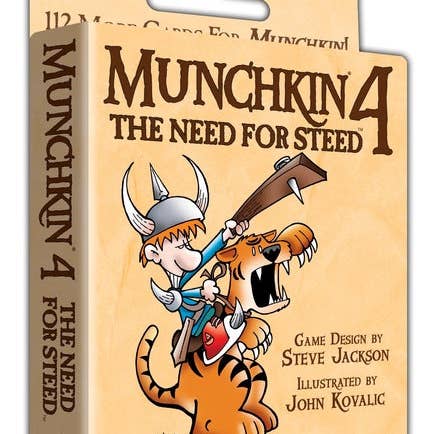 Steve Jackson Games - Wholesale Card Game - Munchkin 4 - The Need for Steed