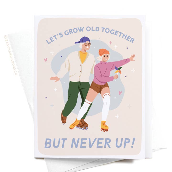 Easyhand Goods – formerly Onderkast - Wholesale Love Card - Let’s Grow Old Together Greeting Card