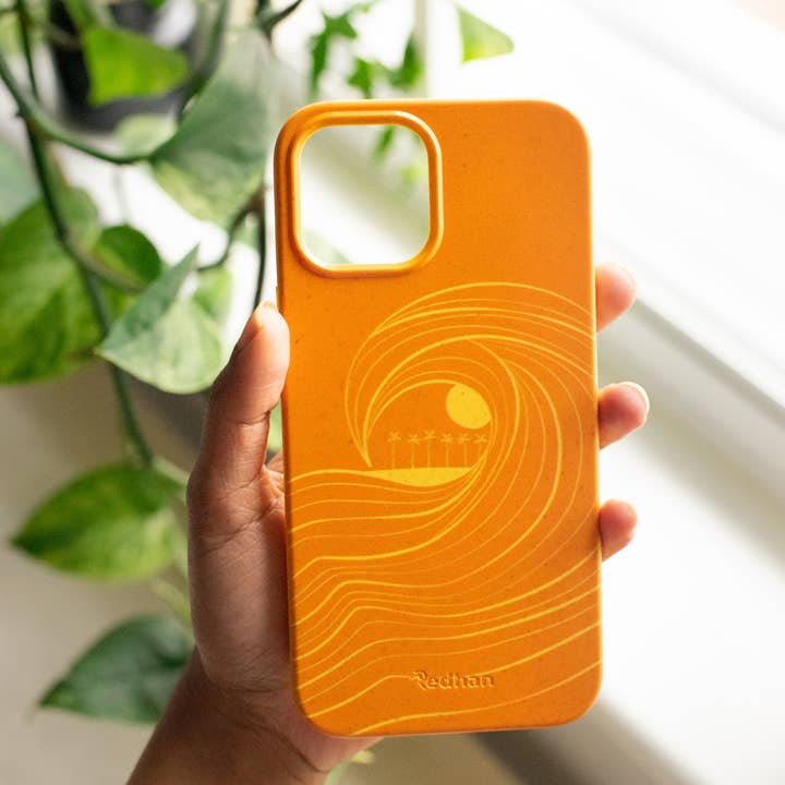 Redhan - Wholesale Phone Case - Unisex - Biodegradable and Eco-friendly Phone Case with Wave Design