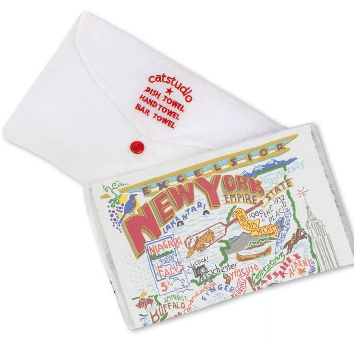 catstudio - Wholesale Tea Towel - New York State Dish Towel1