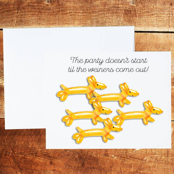 Balloon Animal Birthday Party Stationery for wholesale by Knollwood Lane