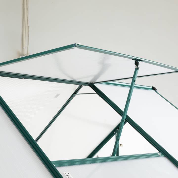 39F Inc. - Wholesale Outdoor Ornament/Decor - Walk-In Green-6 x 8 FT Outdoor Patio Greenhouse Sliding Door17