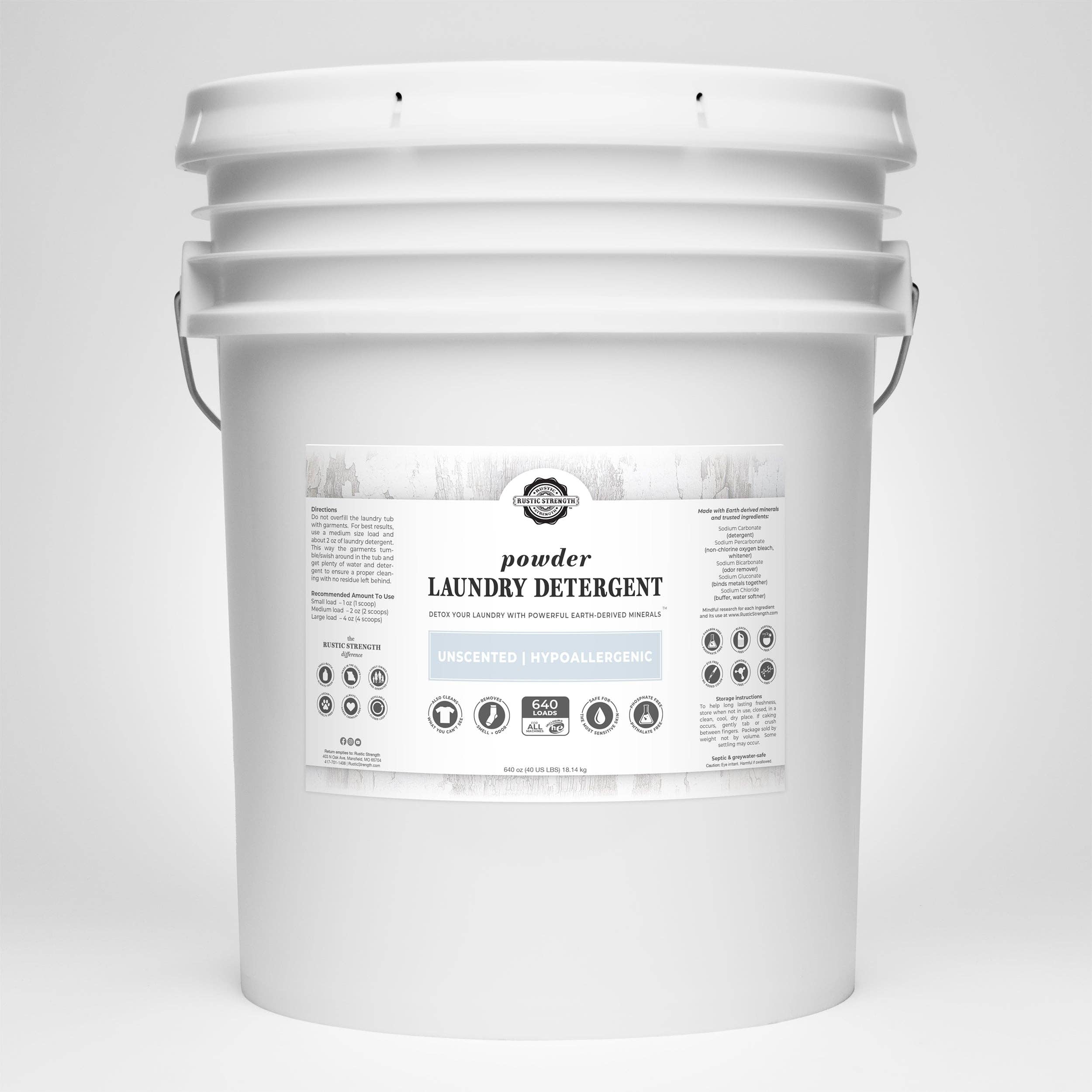 Rustic Strength - Wholesale Laundry Detergent Powder/Pods - Powder Laundry Detergent3