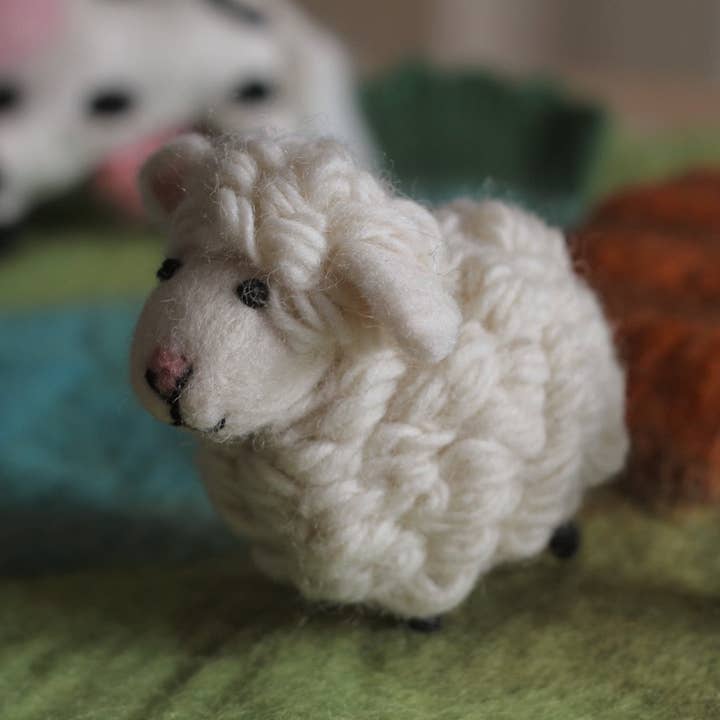 Play Planet - Wholesale Stuffed/Plush Toy - Kids & Baby - Felt Sheep Farm Animal | Felted Animal3