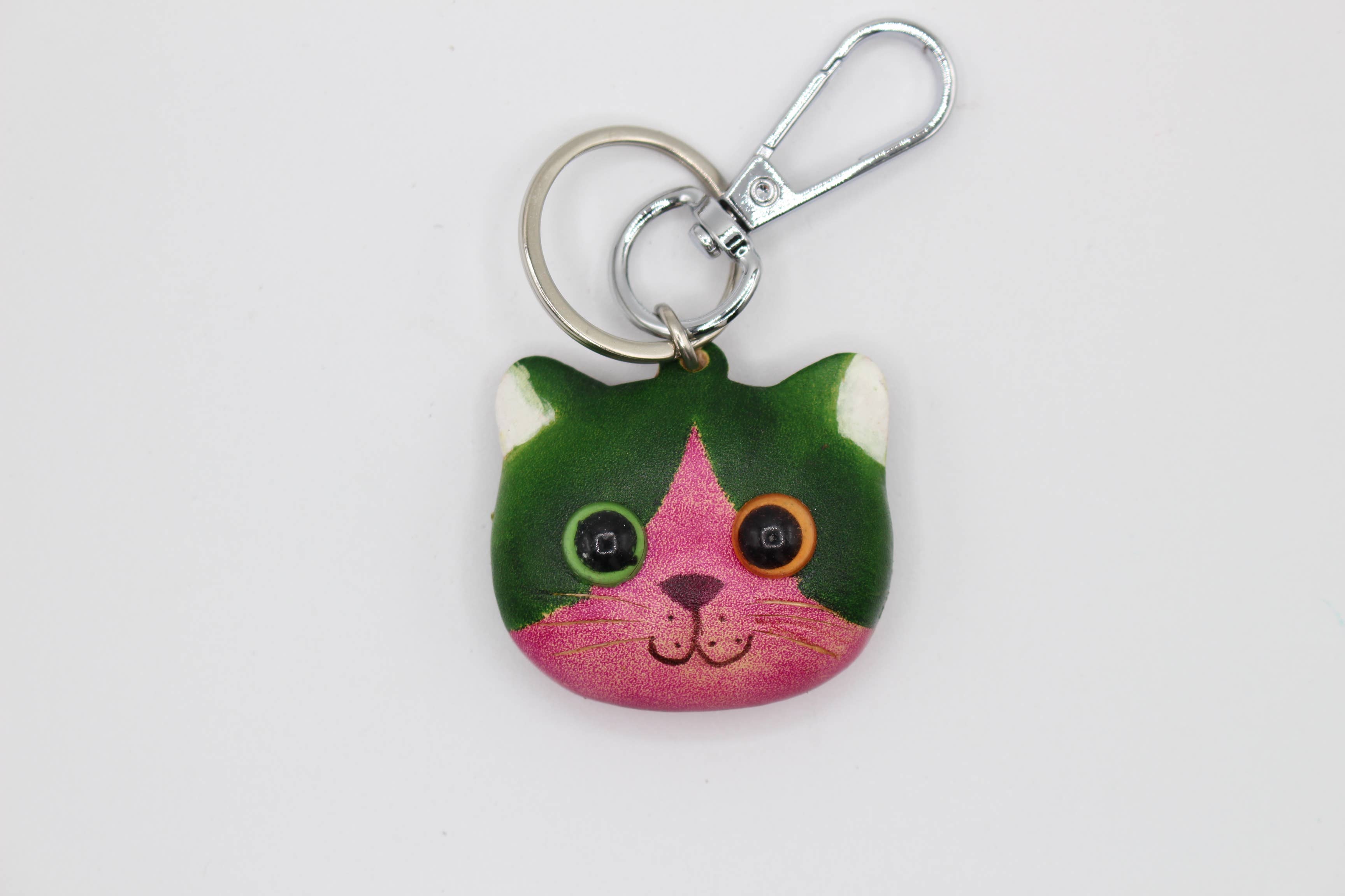 Sunflower Handmade leather inc - Wholesale Keychain - Women's - Assortment Leather Kitty Cat Key Chains11