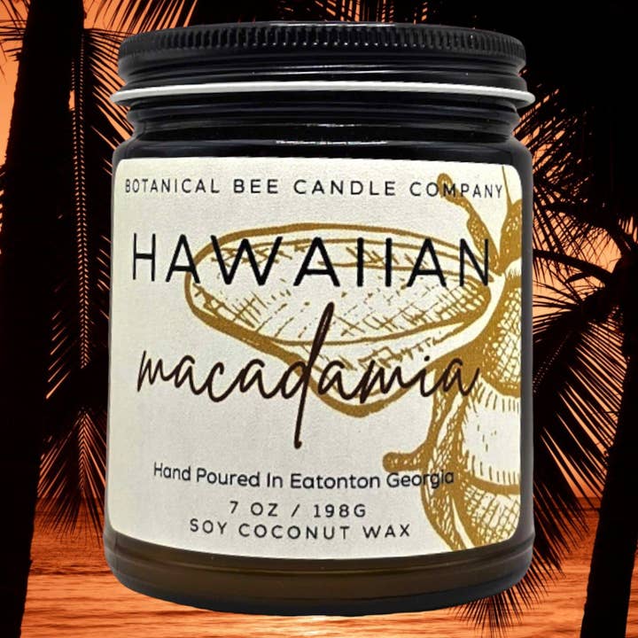 Hawaiian Macadamia for wholesale by Botanical Bee Candle Company LLC