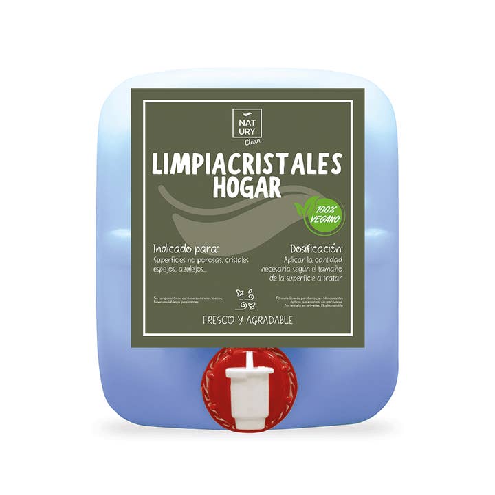 Perfumed and high concentration household window cleaner 20lt for wholesale by Natury Greencare