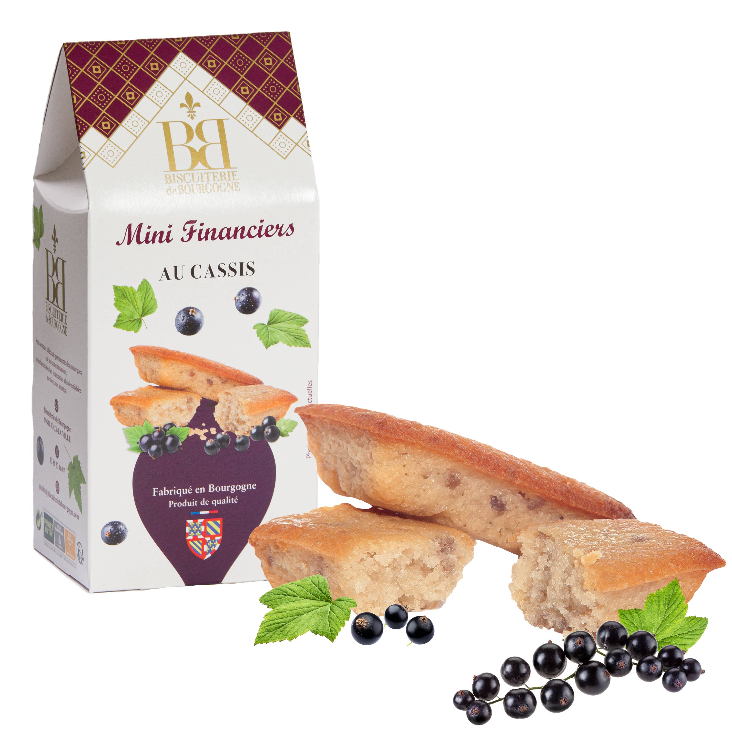 Biscuiterie de bourgogne et chocolaterie Chopard - Wholesale Cookie - Blackcurrant Mini-Financiers Case2