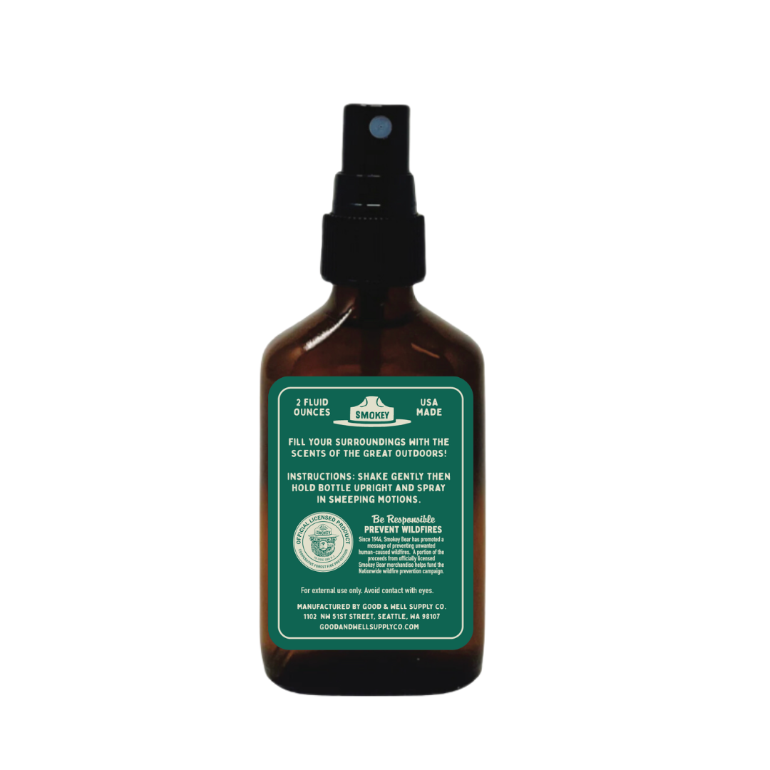 Good & Well Supply Co. – wholesale Room & linen spray – Pacific Pine Smokey Bear Cabin Spray4