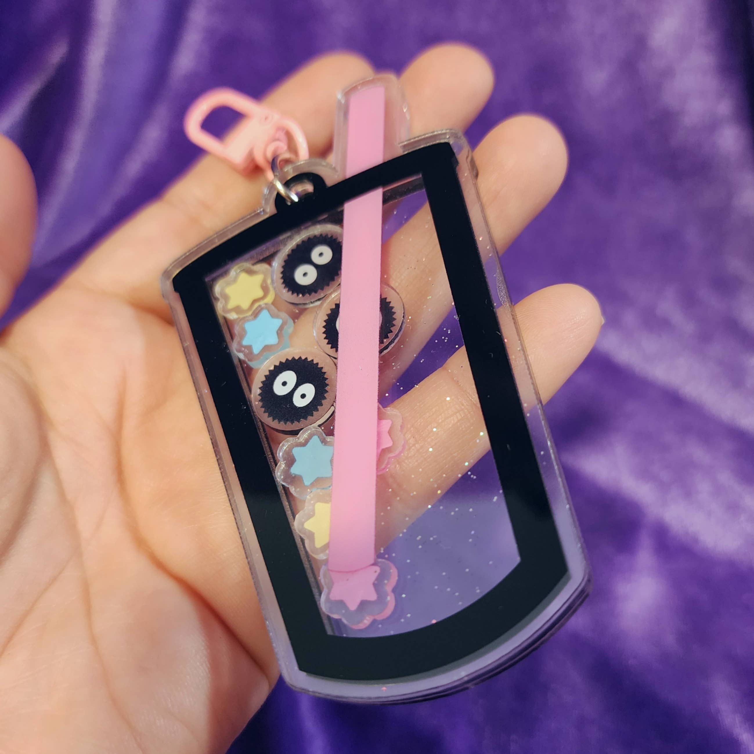 SHOPMALASTORE – wholesale Keychain – Women's – Kawaii Boba Shaker Acrylic Keychain3