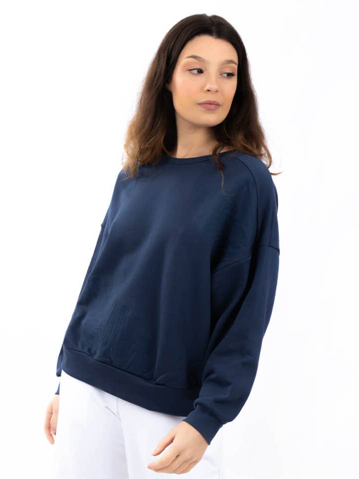 Sweatshirt Sb Navy for wholesale by StockNow Unipessoal