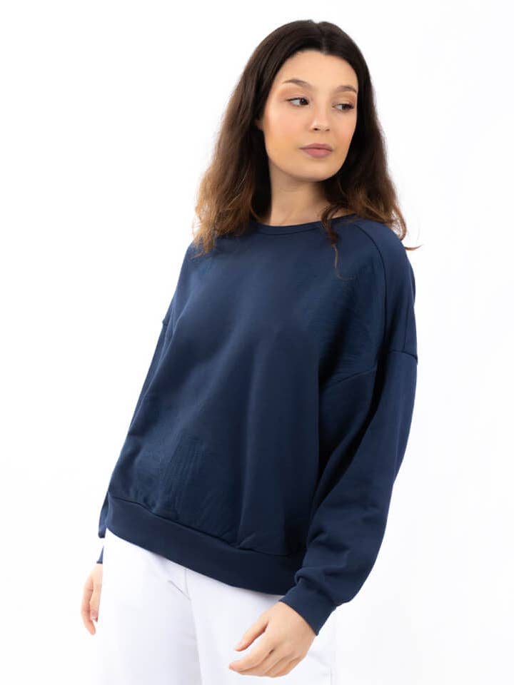 Sweatshirt Sb Navy voor wholesale door StockNow Unipessoal