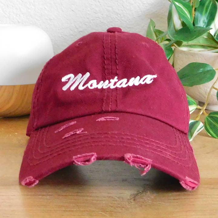Cappello ricamato Montana per la vendita all'ingrosso da parte di SewGenesis