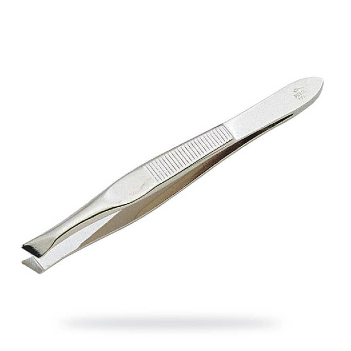 Premax - Wholesale Scissors - Oblique Toe Toe Rest Tweezer 7.8 cm